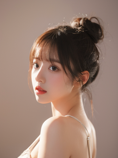 Photoshop打造淡淡的古典青黄色外景美女图片
