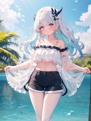 蓝色与白色：打造清新自然的女生头像配色技巧